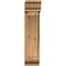 Ekena Millwork Thorton Traditional Rough Sawn Bracket w/ Offset Brace, Western Red Cedar, 6"W x 14"D x 26"H BKT0604X14X26THR01RWR - alternate 2
